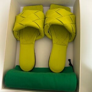 Bottega Veneta Lime Green Sandals